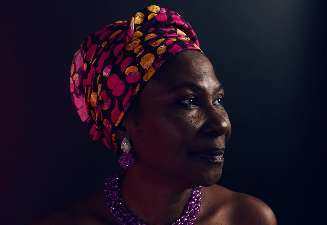 Woman with headwrap 